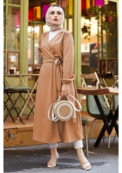 Tünel Kemerli Tesettür Kimono