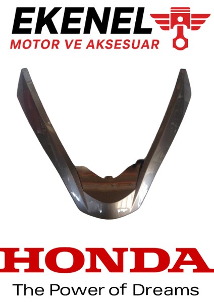 Honda PCX 125-150 (2014-2017) Far Üst V Parça Füme Orijinal | Ön Üst Panel
