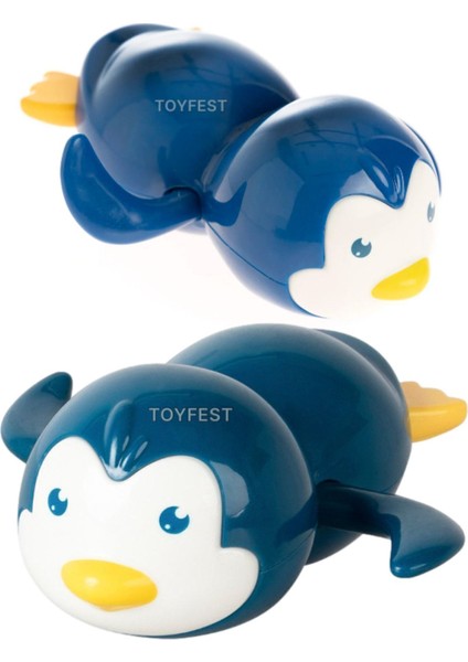 Kurmalı Yüzen Penguen Oyuncak, Banyo ve Havuz Için Eğlenceli Mavi Seçenek fırsatları
