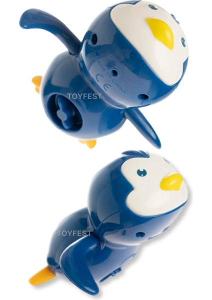 Kurmalı Yüzen Penguen Oyuncak, Banyo ve Havuz Için Eğlenceli Mavi Seçenek indirimleri