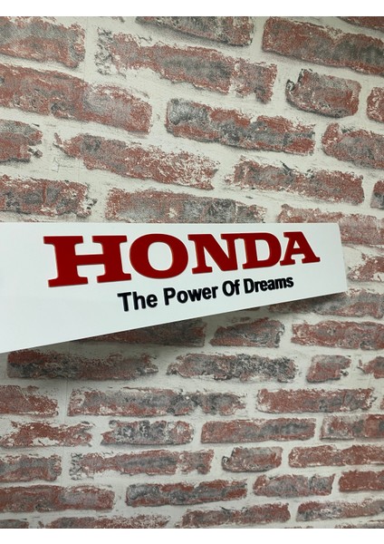 3ADİJİTAL Honda Dekor Plaka