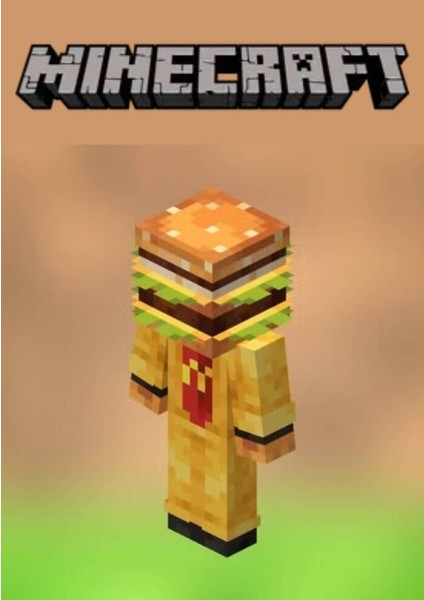 Minecraft Java & Bedrock Edition: Big Mac Crystal Skin - XBOX/PC Minecraft Key