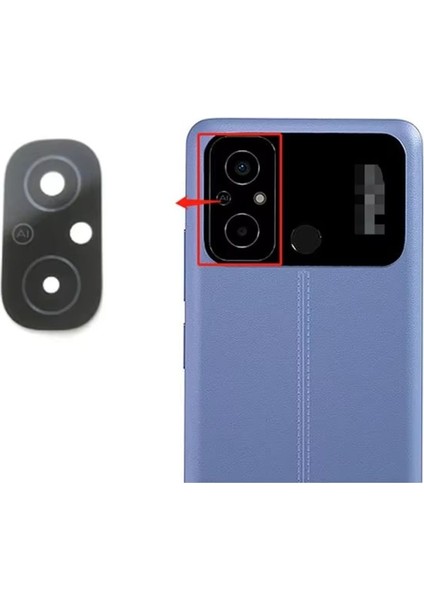 Xiaomi Uyumlu Poco C55 Kamera Lensi Cam 22127PC95I