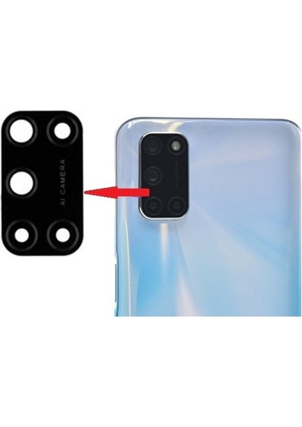 Oppo A52 Kamera Lensi Camı CPH2061 CPH2069 PADM00 PDAM10