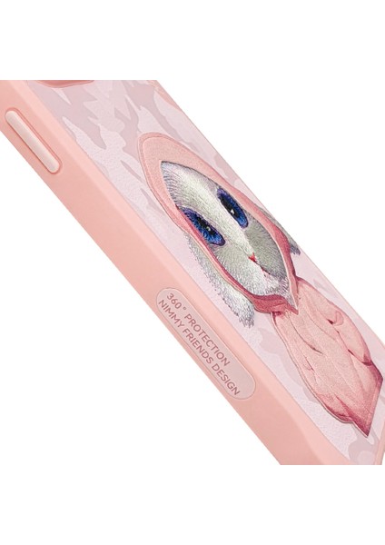 iPhone 15 Uyumlu 3D Kıyafet Tavşan Detaylı Nakış İşlemeli Kabartmalı Fashion Pet Kılıf fırsatları