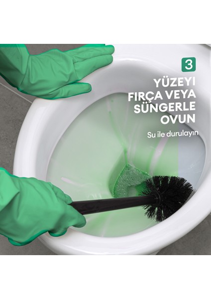 Wc- Gel Konsantre - Kireç & Sarı Leke Çözücü - Ekonomik Kullanım - Hoş Kokulu - 750 ml