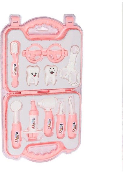 Kız Çocukları Için Pembe Dişçi Oyun Aktiviteleri Seti, Eğlenceli ve Öğretici Ürün