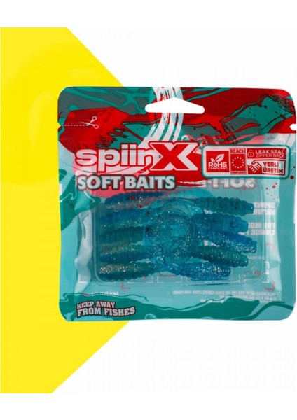 Spıınx Crazy Taıl Kuyruk 7.5cm 10P Blue Sılver fiyatları