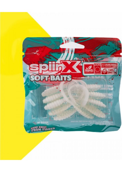 Spıınx Crazy Taıl Kuyruk 7.5cm 10P Clear And Whıte fiyatları