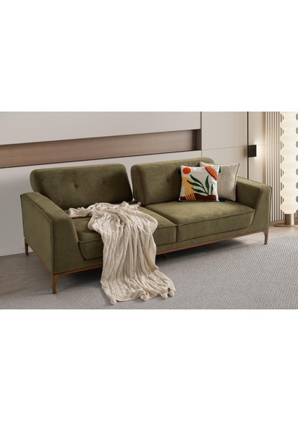 Arte Ahşap Ayaklı Mekanizmalı 3+3+1 Koltuk Takımı indirimleri