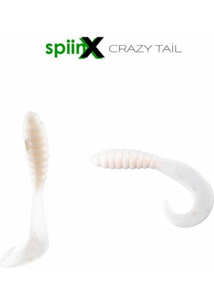 Spıınx Crazy Taıl Kuyruk 7.5cm 10P Bukalemun Whıte