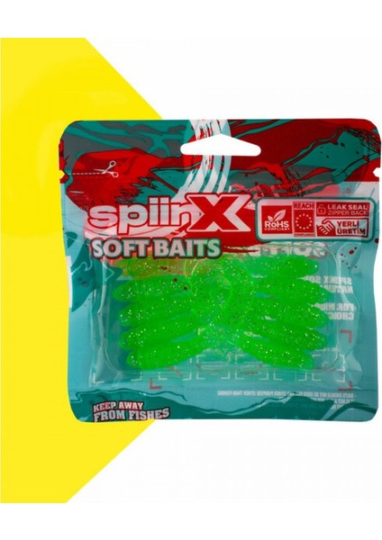 Spıınx Crazy Taıl Kuyruk 7.5cm 10P Lıght Green fiyatları