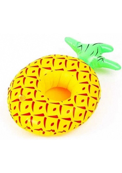Ananas Şişme Deniz Havuz Bardak Tutucu, Eğlenceye Renk Kat!