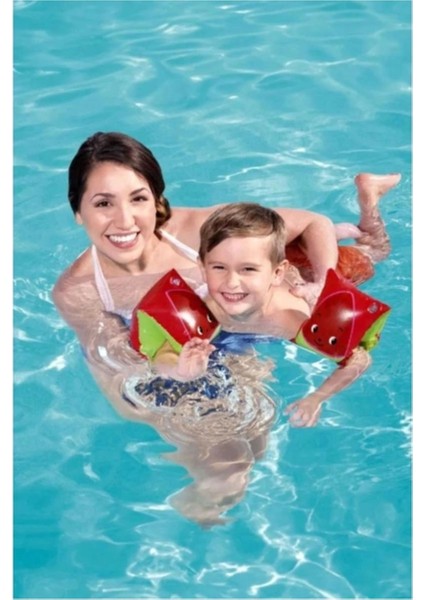 Çocuklar Için Renkli Meyve Desenli Deniz Kolluğu (5-12 Yaş) fırsatları