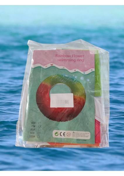Renkli 70 cm Şişme Deniz Simidi, Havuzda Eğlence Için Müthiş Seçenek