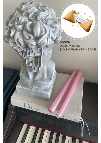 Parlak Pembe Metalik 2'li Mumlar, Yılbaşı, Kına, Parti, Doğum Günü, Bekarlığa Veda modelleri