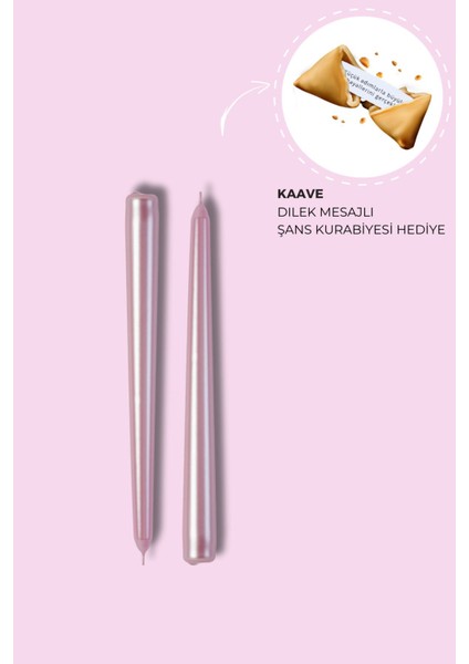 Parlak Pembe Metalik 2'li Mumlar, Yılbaşı, Kına, Parti, Doğum Günü, Bekarlığa Veda fırsatları