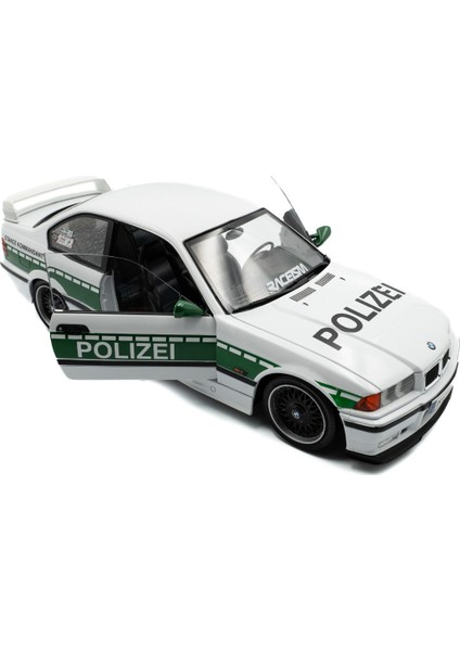 1:18 Solido 1991 Bmw E36 M3 Coupe Drıft Polızeı Model Araba