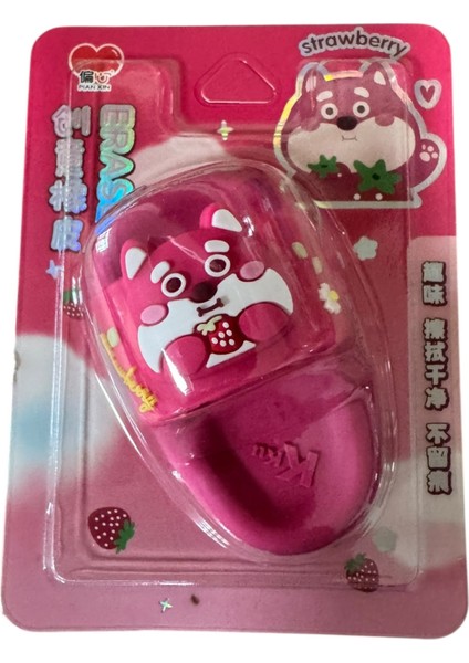 Stawberry Sevimli Terlik Silgi modelleri