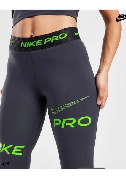 Pro Dri-Fit Mid-Rise Full-Length Graphic Training Kadın Tayt