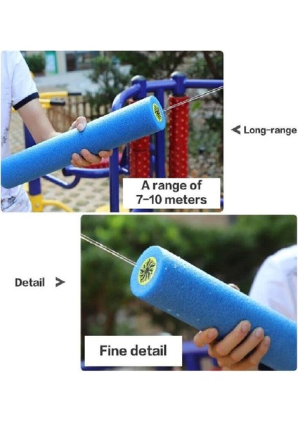 Çift Renkli Köpük Su Tabancası, Havuz ve Deniz Eğlencesi Için Süngerli Pompa Seti modelleri