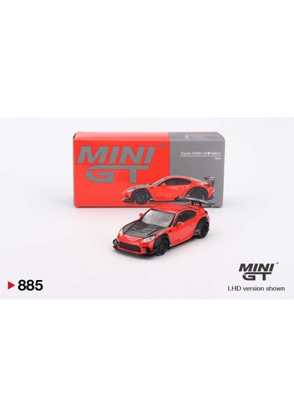 1/64 885 Toyota GR86 Lb Nation Red
