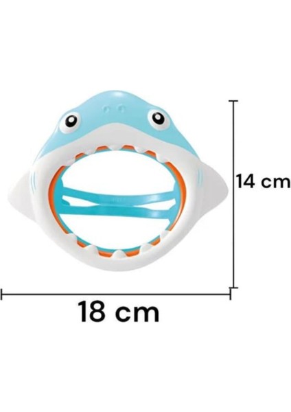 Çocuklar Için Köpekbaşı Figürlü Mavi Yüzme Gözlüğü, Havuz ve Deniz Kullanımı Için Ideal fiyatları