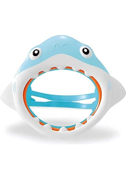 Çocuklar Için Köpekbaşı Figürlü Mavi Yüzme Gözlüğü, Havuz ve Deniz Kullanımı Için Ideal modelleri