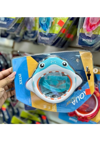 Çocuklar Için Köpekbaşı Figürlü Mavi Yüzme Gözlüğü, Havuz ve Deniz Kullanımı Için Ideal fırsatları