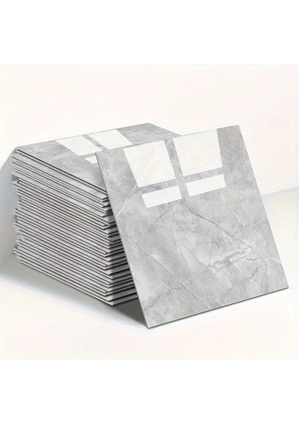 Gri Mermer Desen Du Sticker (30*30)