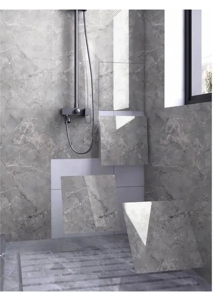 Gri Mermer Desen Du Sticker (30*30) fiyatları