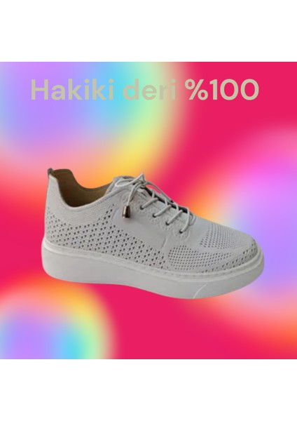 Deri Kadın Spo Ayakkabı