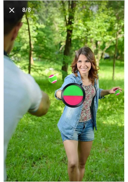 Renkli Top Yakalama Seti, Deniz ve Plaj Sporları Için Eğlenceli Oyuncaklar