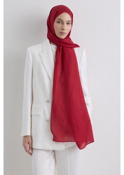 Paris Ipeği Şal - Kırmızı