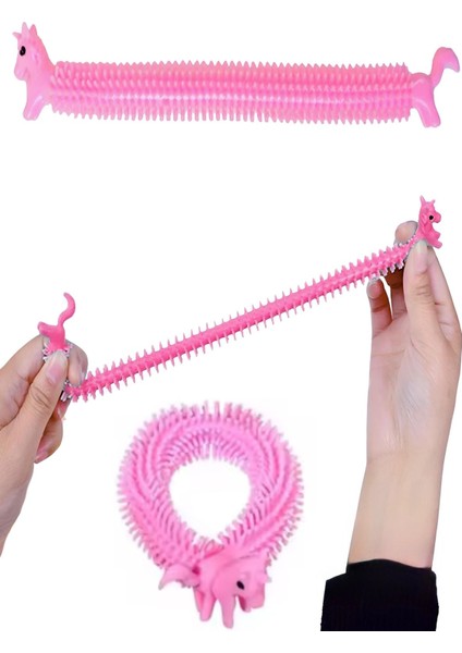 Yumuşak ve Esnek Pembe Duyusal Squishy Oyuncak, Havuz ve Plaj Keyfi Için