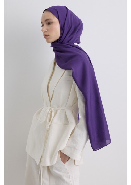 Paris Ipeği Şal - Patlıcan Moru fırsatları