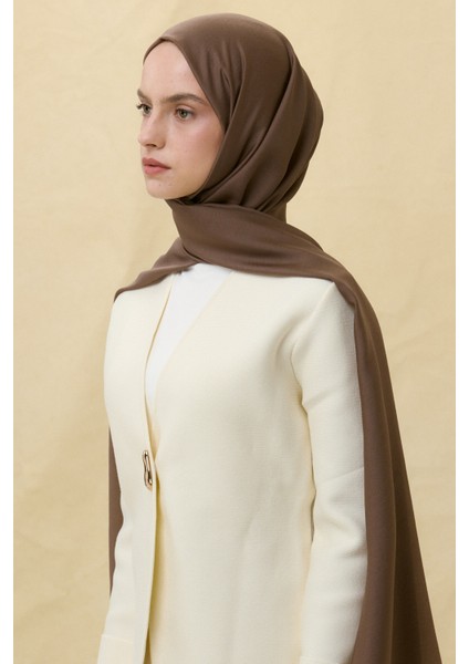 Paris Ipeği Şal - Koyu Vizon