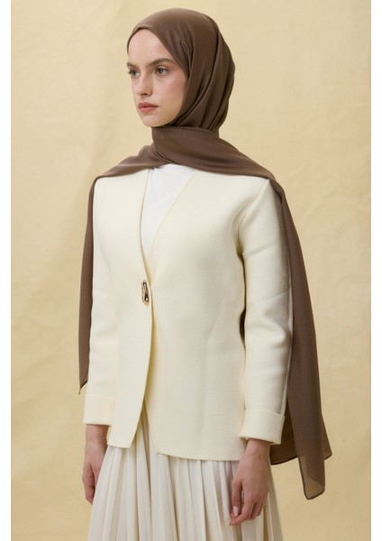 Paris Ipeği Şal - Koyu Vizon