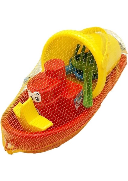 Renkli ve Sevimli Küçük Kova Seti, Eğlenceli Oyuncaklar, Deniz ve Macera Teması