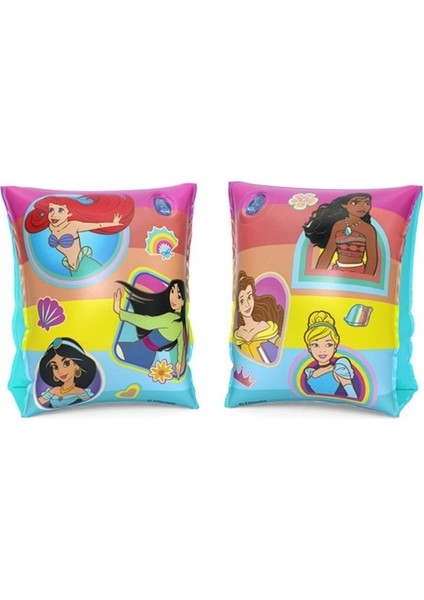 Çok Renkli Prenses Temalı Çocuk Kolluk 23X15 Cm, Güvenli ve Eğlenceli Kullanım