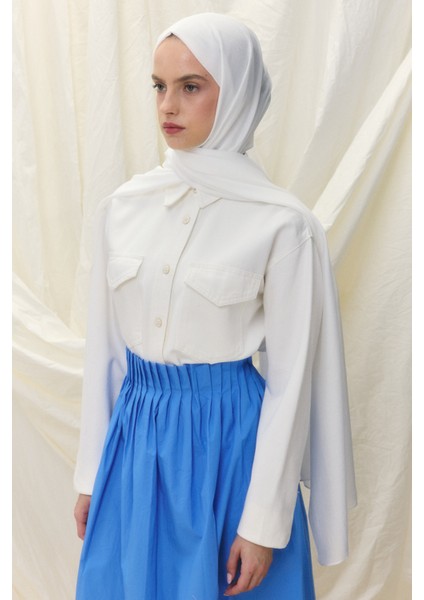 Paris Ipeği Şal - Beyaz modelleri