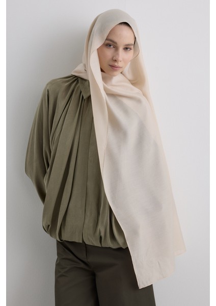 Paris Ipeği Şal - Krem modelleri