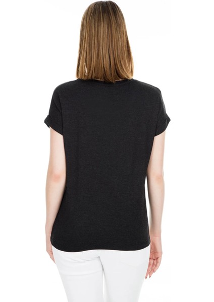 Kadın Basic Bisiklet Yaka T-Shirt 15106662 indirimleri