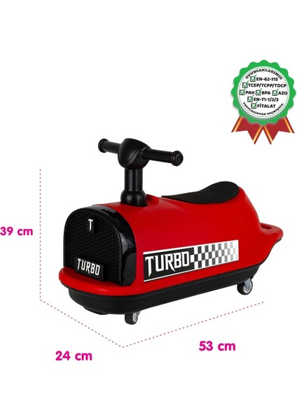 Ilk Arabam Turbo Bingit Araba (Kırmızı)