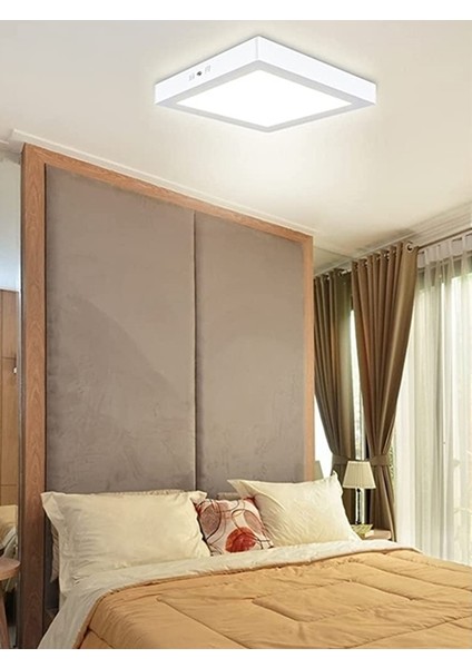 60CM x 60CM Sıva Üstü LED Panel, Sıva Üstü Avize, 6500 Kelvin (Beyaz) 60WATT LED Armatür