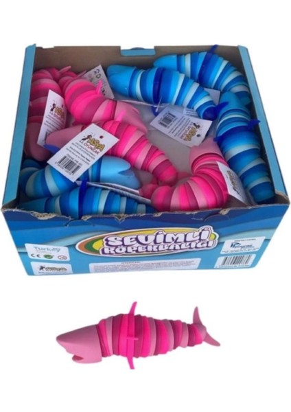 Sevimli ve Eğlenceli Küçük Köpek Balığı Oyuncak, Güvenle Oynanabilir, Renkli Tasarım