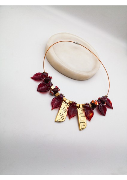 Çiçekli Kolye modelleri