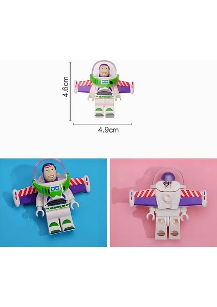 Buzz Lightyear Minifigür Anahtarlık - Koleksiyon Çanta ve Cüzdan Süsü