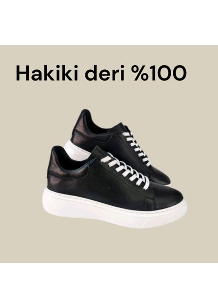 Hakiki Deri Bayan Spor Ayakkabı