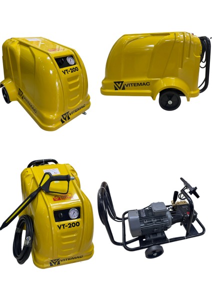 Vıtemac Vt Pro 2000 200 Bar Soğuk Yıkama Makinası 380V Trifaze